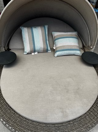 Cama Balinesa Costco Beige/Marrón