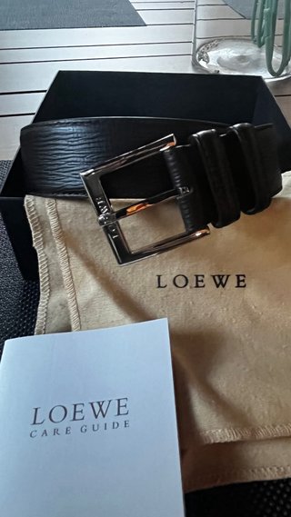 Cinturón Loewe Piel Marrón Hombre