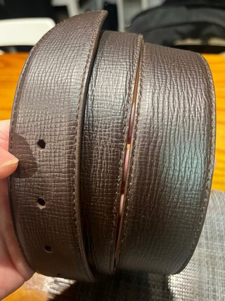 Cinturón Loewe Piel Marrón Hombre