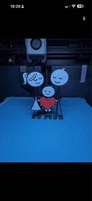 Figuritas Familia Corazón