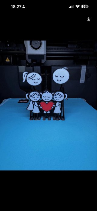 Figuritas Familia Corazón