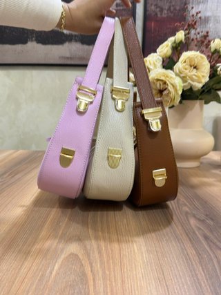 Bolso Cuero Italiano en colores