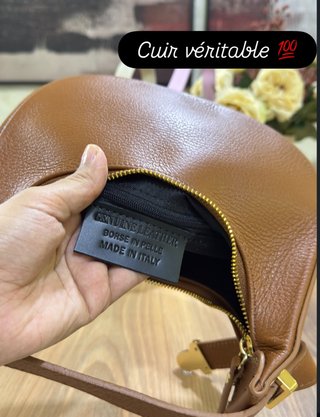Bolso Cuero Italiano en colores