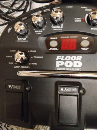 Pedalera Line 6 Floor Pod
