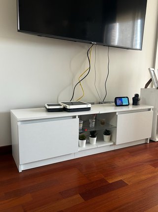 Mueble TV blanco