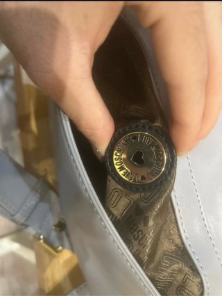 Borsetta Love Moschino Grigia Trapuntata