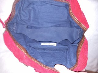 Bolso Tommy Hilfiger Rojo Corduroy