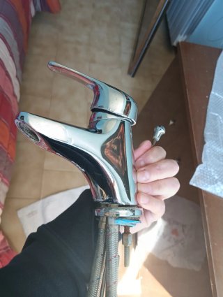 Rubinetto lavello cromato