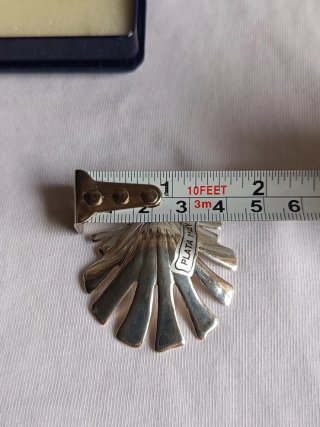 Colgante Concha Compostela Plata 925 sin uso
