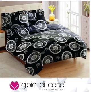 Completo Lenzuola Stile Versace Nero/Oro