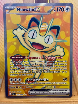 Meowth EX POR 107 ES