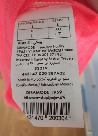 Top fucsia