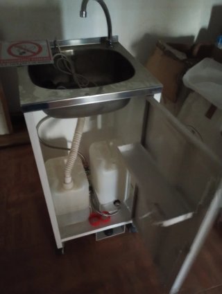 Fregadero de pie eléctrico