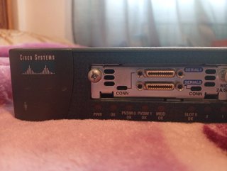 Router Cisco 1760 modular para laboratorio CCNALab