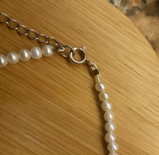 Pulsera de perlas plata 925