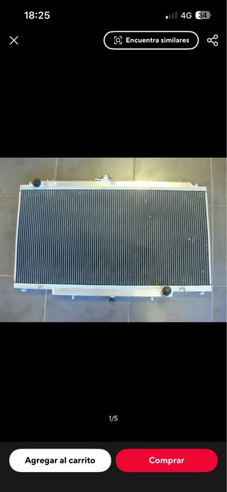 Radiador sobredimensionado Nissan Y61 Swap m57