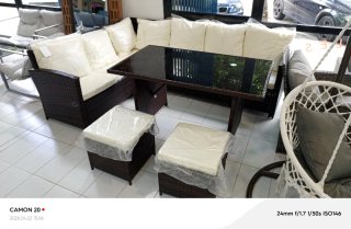 Conjunto de Muebles de Jardín Ratán cintetico nuev