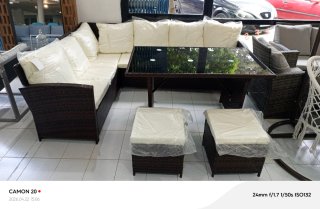 Conjunto de Muebles de Jardín Ratán cintetico nuev