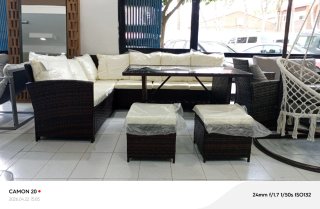 Conjunto de Muebles de Jardín Ratán cintetico nuev