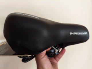 Sillín Bici Dunlop Gel Cómodo Negro