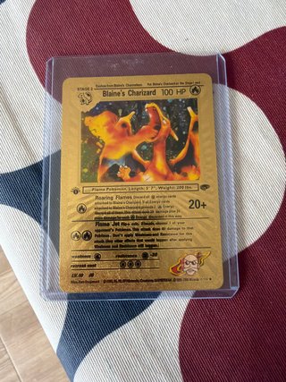 Carta Pokémon Blaine's Charizard Stage 2