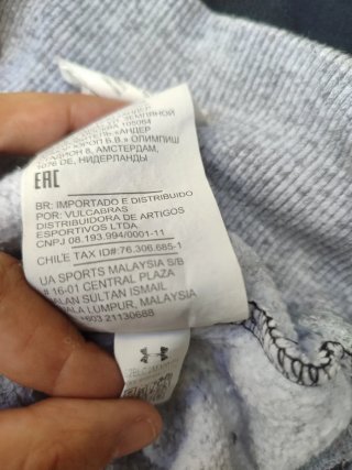 Sudadera Under Armour Negra y Gris Talla S