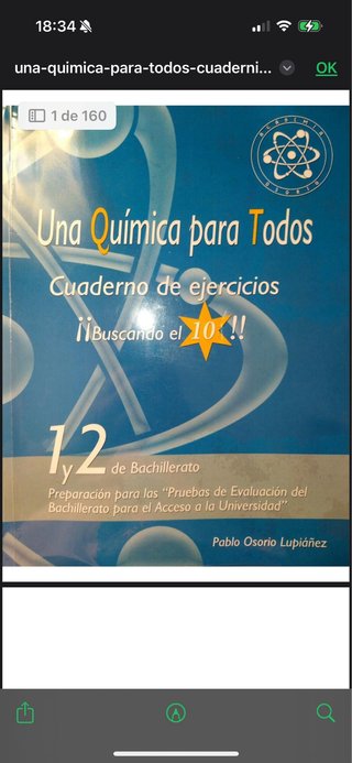 Una quimica para todos cuadernillo de ejercicios.