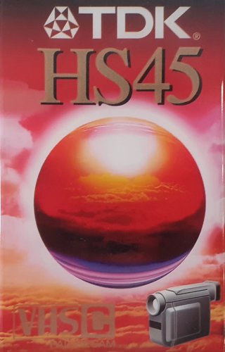 TDK HS45 VHS-C Cinta videocamara