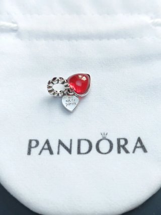 Charm Pandora Cuore Rosso