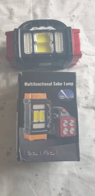 Linterna Solar Multifuncional LED