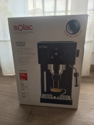 Cafetera Solac Double Cream 20 bares