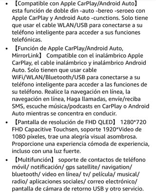 Pantalla CarPlay para Fiat 500