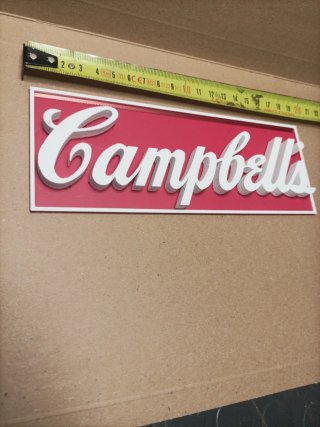 Insegna Campbell's Stampa 3D 19cm