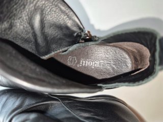 Botines piel mujer negros talla 38