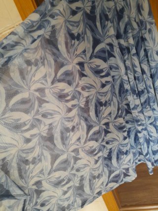 Vestido azul y blanco sin estrenar