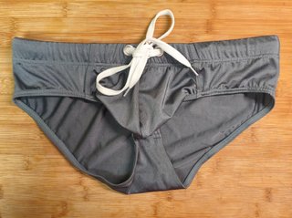 Bañador slip gris hombre Talla M