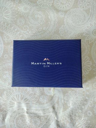 Tarjetero Martin Miller's Gin Azul