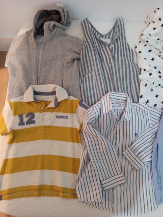 Lote Ropa Niño Camisas y Chaqueta