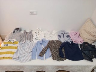 Lote Ropa Niño Camisas y Chaqueta