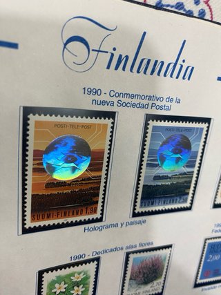 Álbum Sellos Nuevos Dinamarca, Finlandia, Islandia