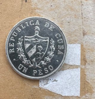 Onza de Plata Troy 925 y un peso cuba 1934