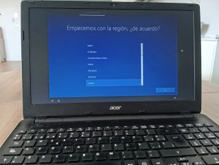 Portátil Acer 15,6" - Windows 10 recién instalado