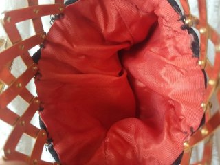 Bolso Limosnera Seda Auténtico 1900