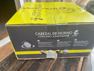 Cabezal de horno con aro adaptador