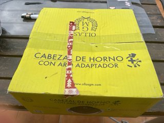 Cabezal de horno con aro adaptador