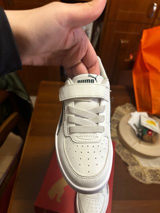 Scarpe Puma bimbo bianche