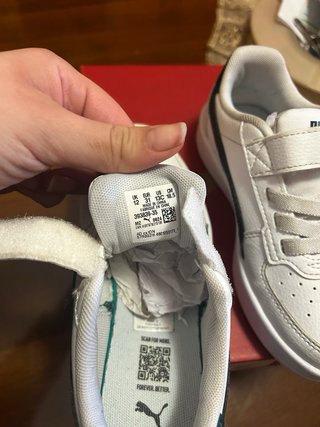 Scarpe Puma bimbo bianche
