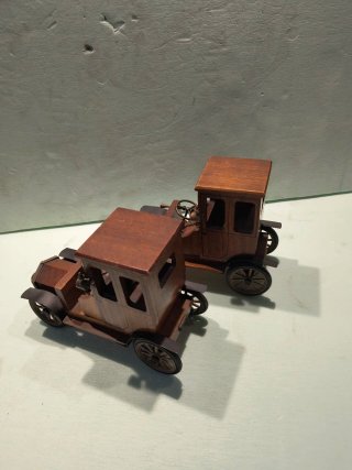 Coppia Balilla vintage in legno