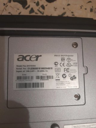 Videoproiettore Acer Nero/Argento