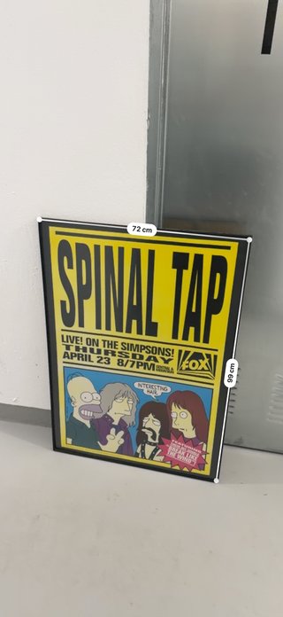 Póster Los Simpsons Spinal Tap Vintage